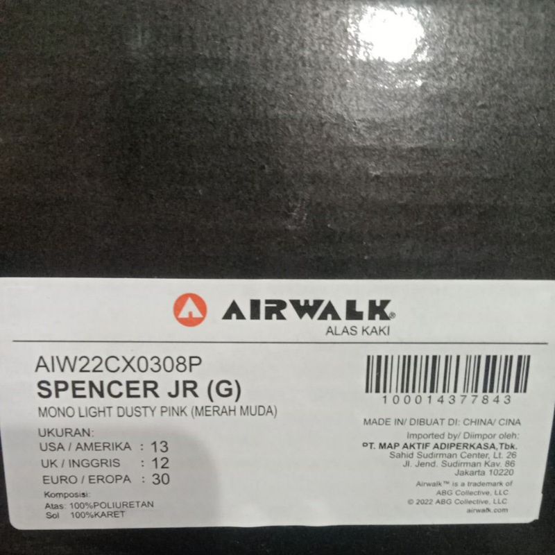 sepatu Airwalk Spencer JR (B) AIW22CX0308W