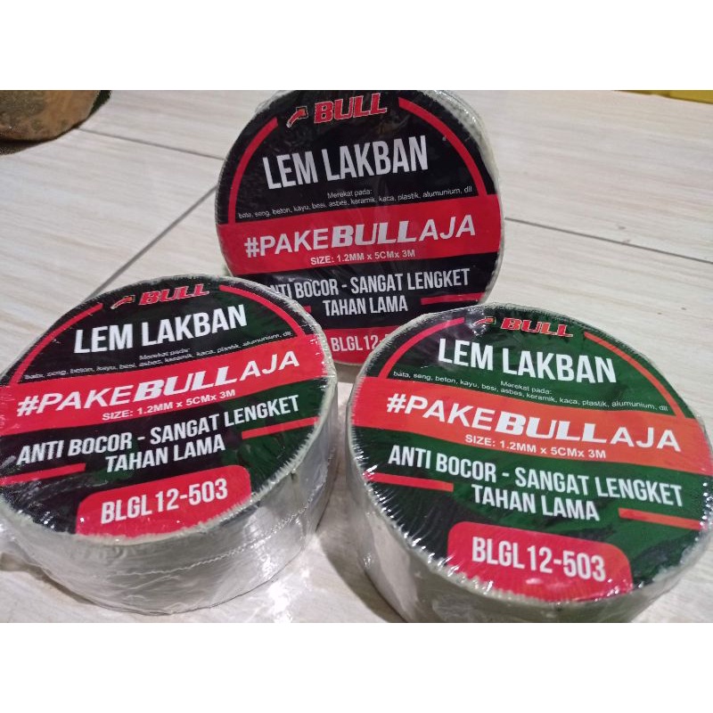 Lem Lakban Bull Anti Bocor Serbaguna Isolasi Tape Super Kuat