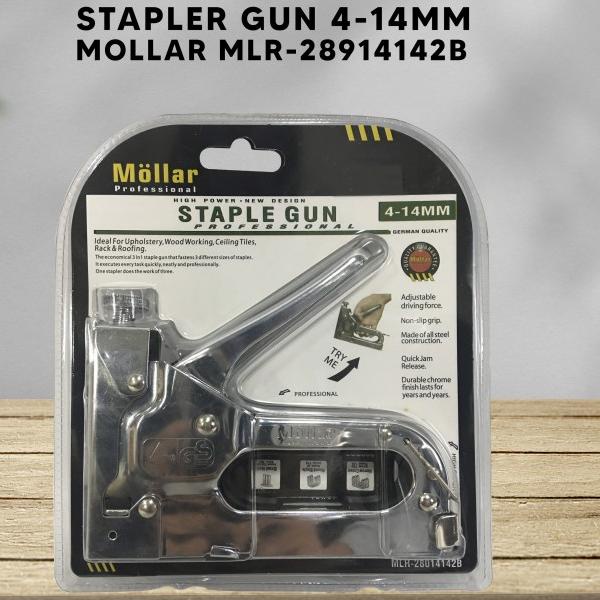 

Staple Gun Tembak Staples Stepler Hekter mollar 3in1 jok kulit kardus