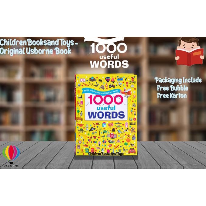 Buku Usborne 1000 Useful Word - Usborne Original Book