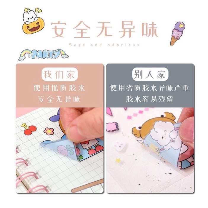 1pc Sticker Deco Tumblr handphone scrapbooking book journal diy craft sticker lucu Momo Sticker