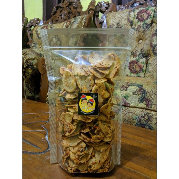 

Basreng pedas daun jeruk