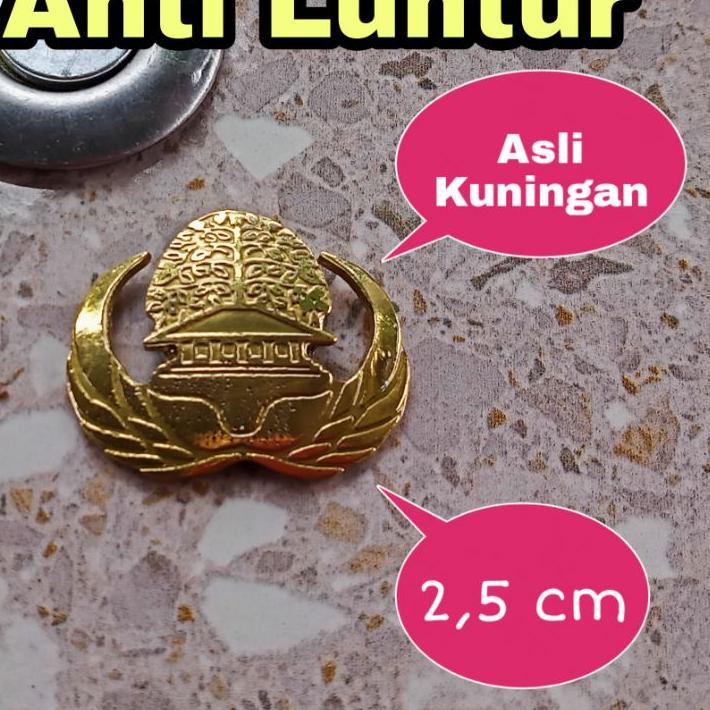 ㅯ Pin Korpri - Magnet - Real Handmade - Kuningan Original - Anti Luntur - Semua Ukuran tersedia -Ter
