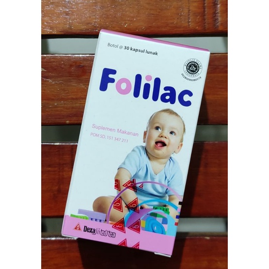 Folilac 30 Kapsul / Minyak Ikan Anak / Vitamin EPA &amp; DHA / Vitamin Otak Anak / Daya Ingat / Daya Tahan Tubuh