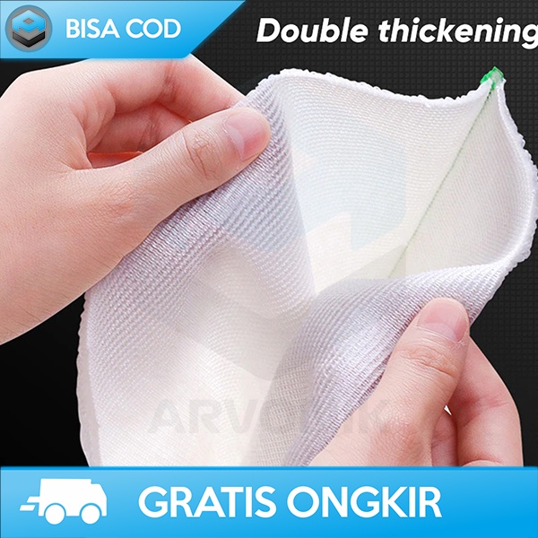 KAIN LAP MICROFIBER SERBET DAPUR SERBAGUNA BY JOYBOS ISI 3 PCS 18x22CM