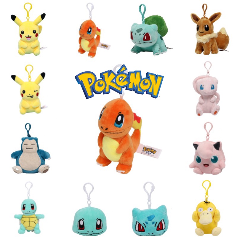 Fun Charmander Plush Pendant Hadiah Natal Anak-Anak Gantungan Kunci