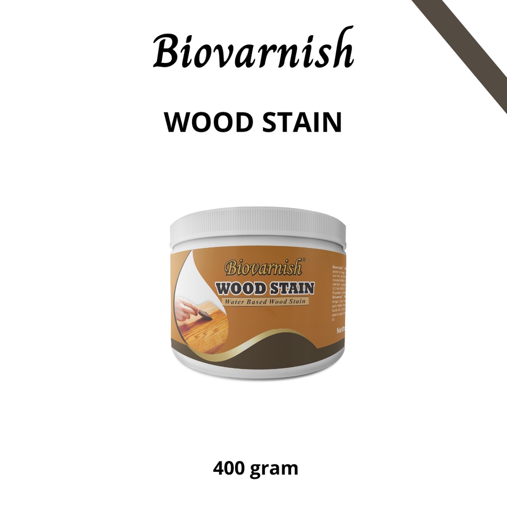 Jual Cat Kayu Waterbased Biovarnish Wood Stain 400g Shopee Indonesia 5982