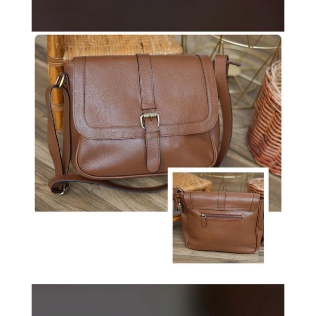 Tas Kulit Wanita Asli Garut (SIZE L)