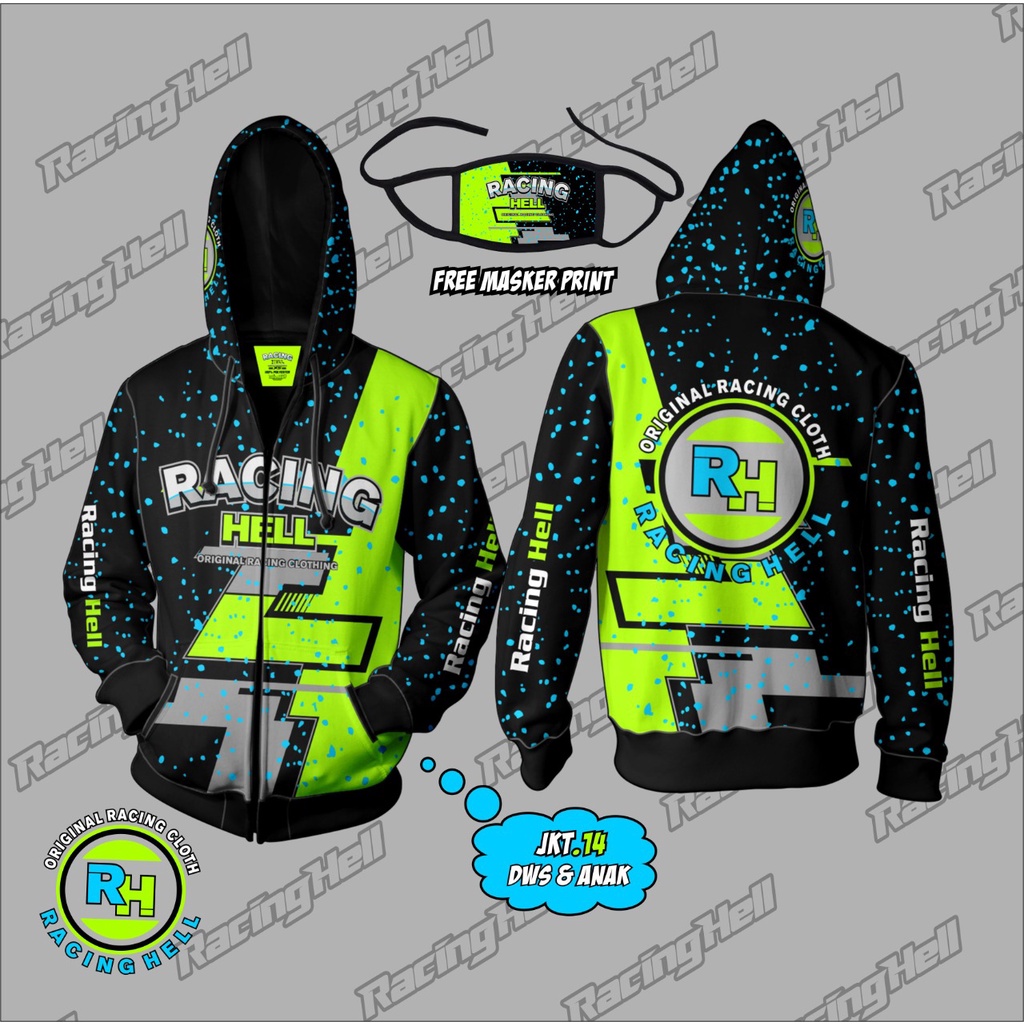 Jacket Motor Anak Racinghell Premium