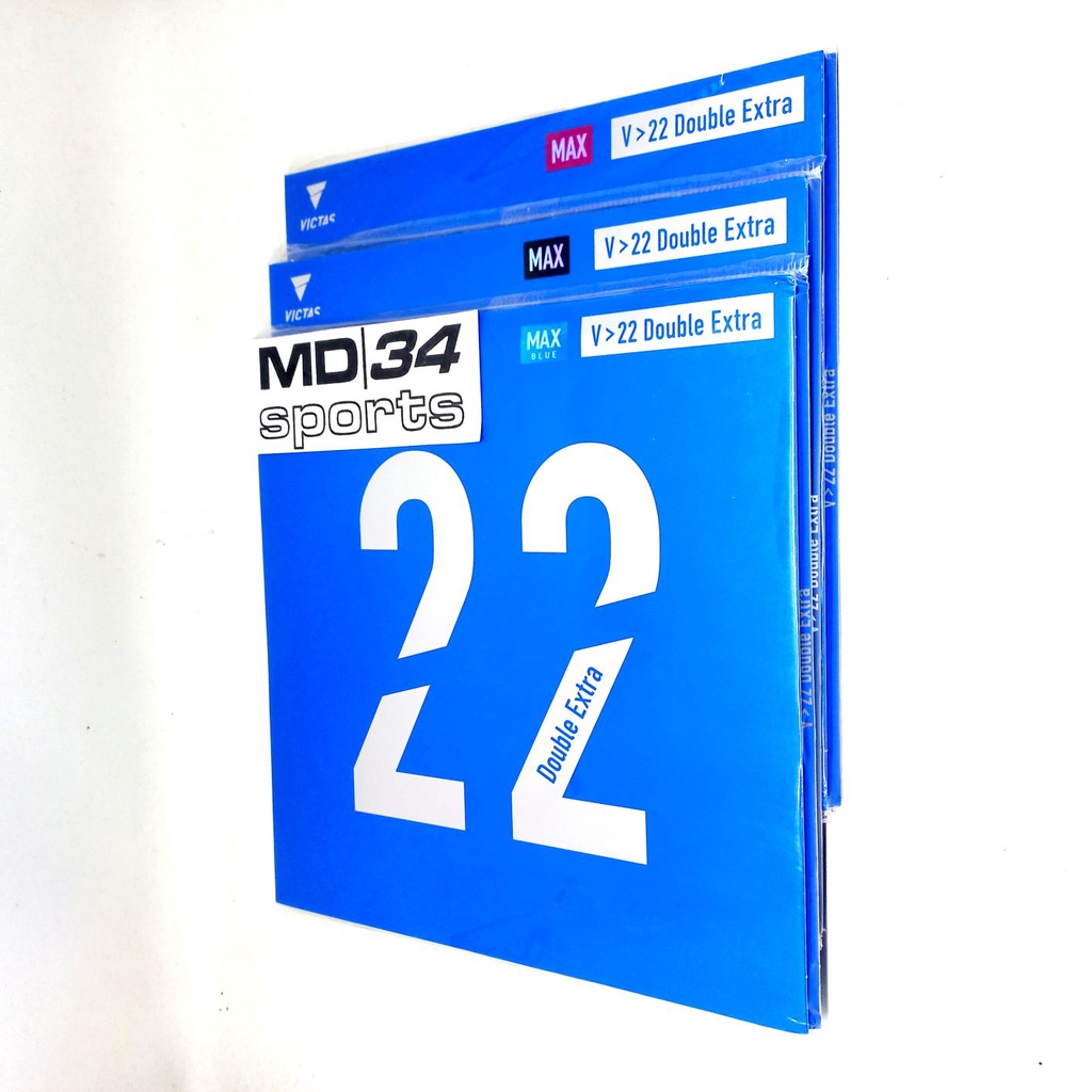 KARET VICTAS V>22 DOUBLE EXTRA - karet / rubber / bet pingpong murah