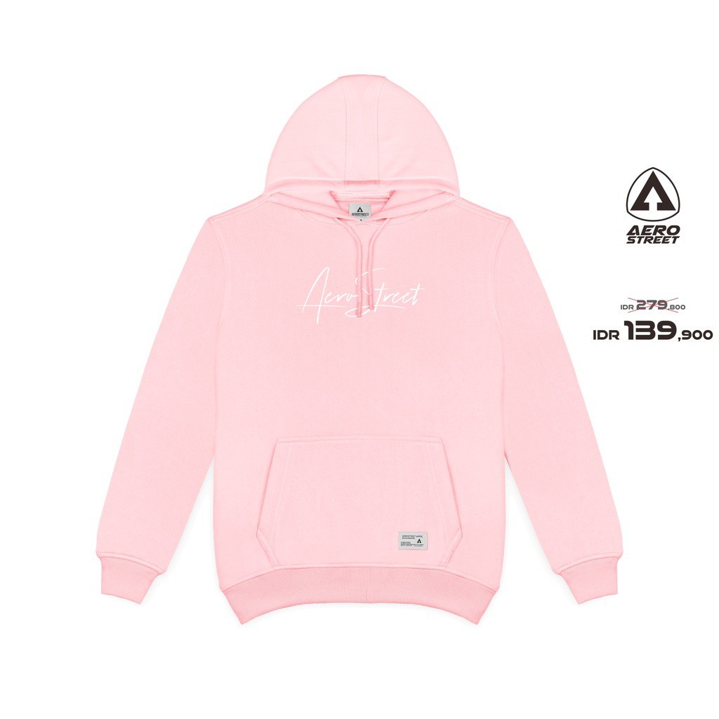 Aerostreet Hoodie Hysteria Pink Sweater Jumper CBAAA | Jaket Pria Sweater Hoodie Aero Street Sig Lat