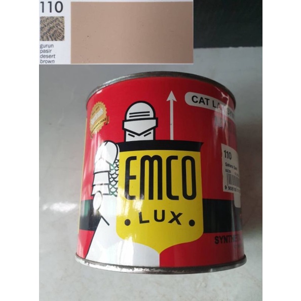 Cat emco no 110 warna gurun pasir , coklat muda ½ kg