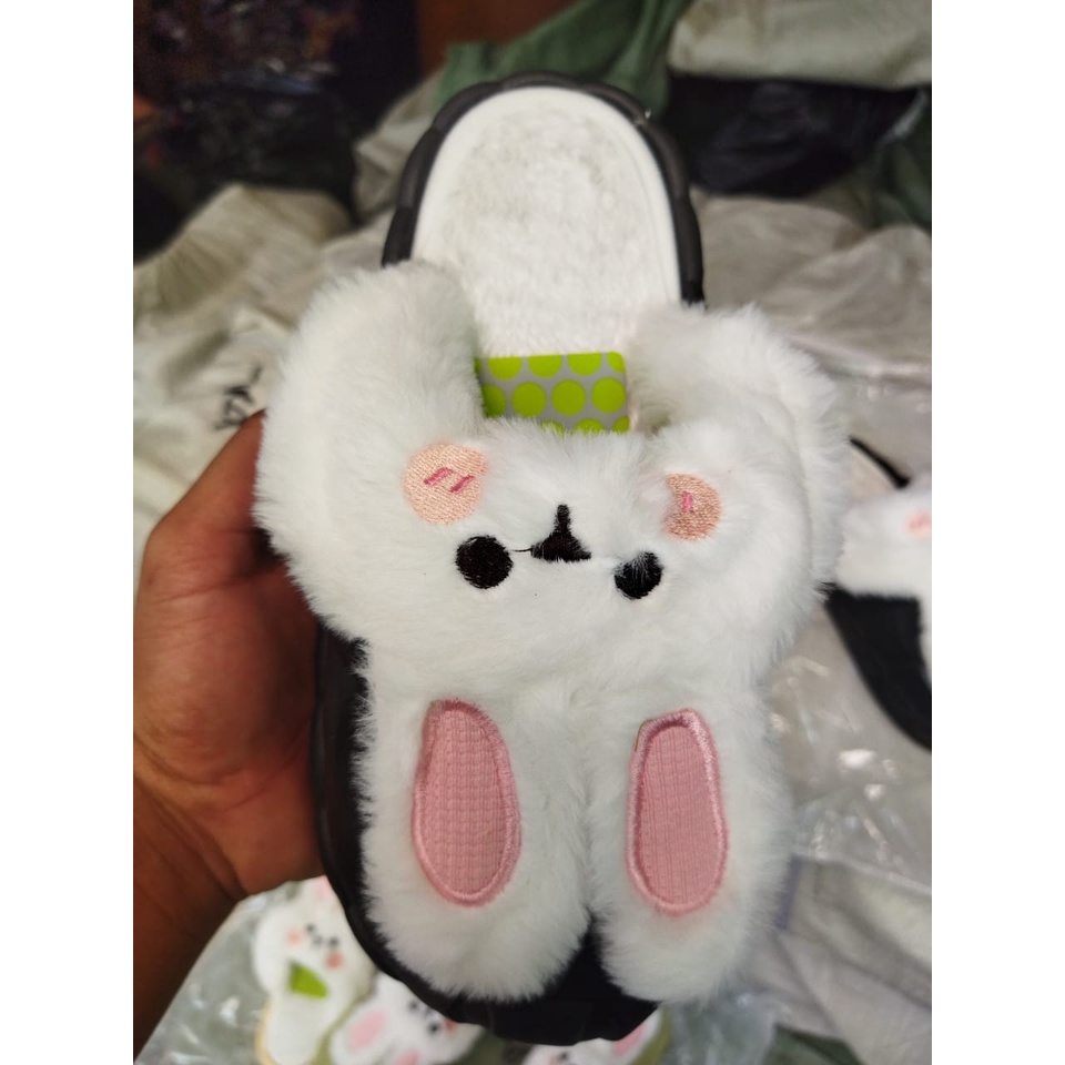 Sandal selop boneka wanita dewasa korea styel  8826-A (36-41) sandal kamar wanita indoor