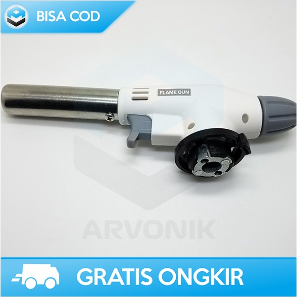 KEPALA GAS TORCH PORTABLE PEMANTIK GAS BUTANE FIRETRIC AUTOMATIC KNOB