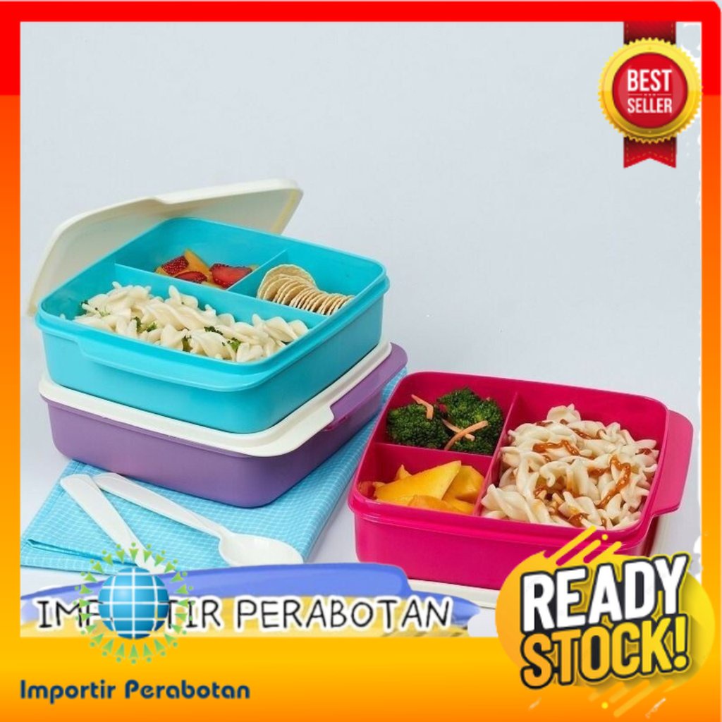 Jual Imp A312 Lunchbox Plastik 3 Sekat Kotak Makan Sekat 3 Plastik Lunch Box Catering 5552