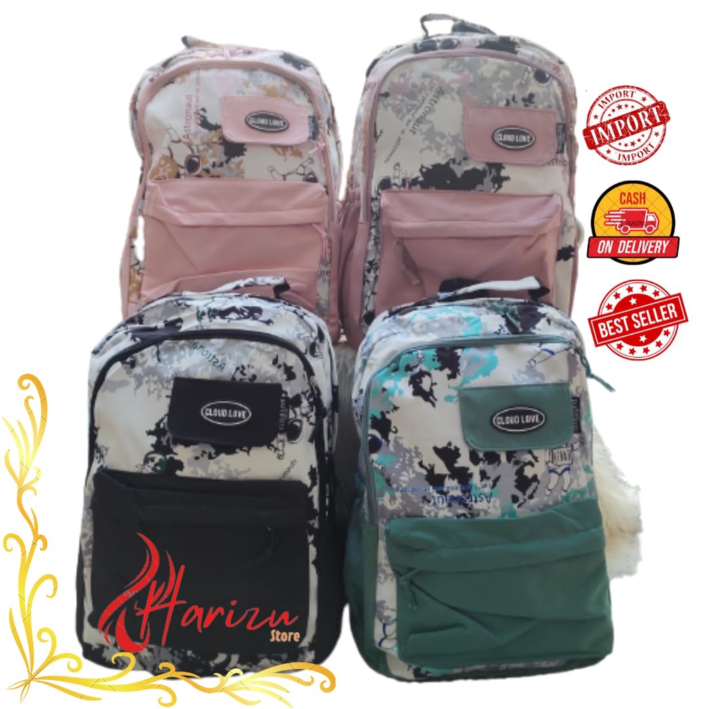 Tas Sekolah Anak Perempuan SD SMP SMA Import
