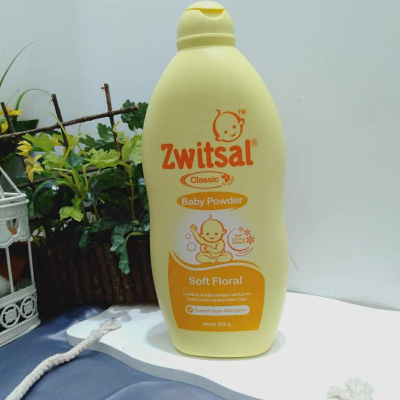 Zwitsal  baby powder soft floral 300ml