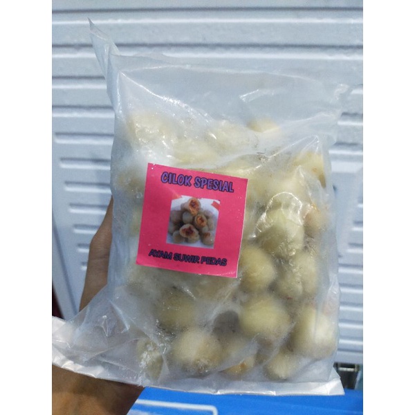 

Cilok Spesial Ayam Suwir Pedas