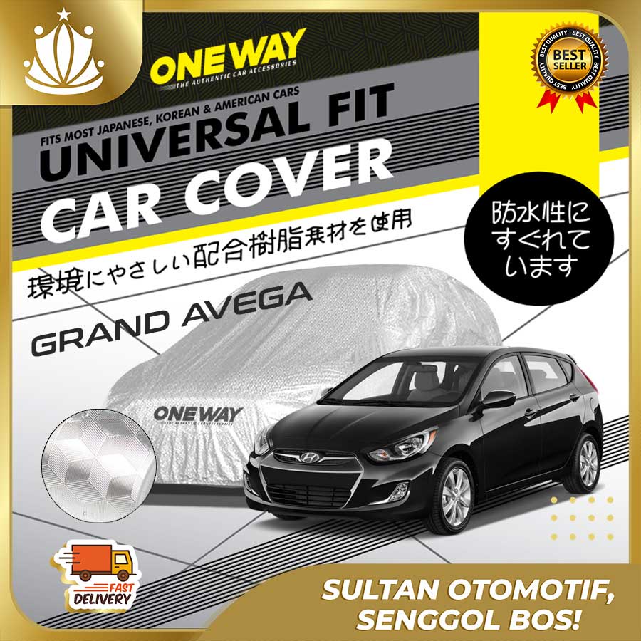 Body Cover Sarung Mobil GRAND AVEGA Waterproof 3 LAYER TEBAL Deluxe Anti Air