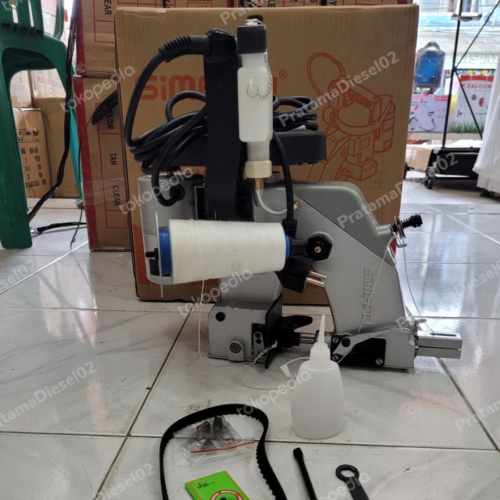 {SantiStore} Mesin jahit karung beras SIMARU NP-7A//Portable bag closer SIMARU NP 7 Murah
