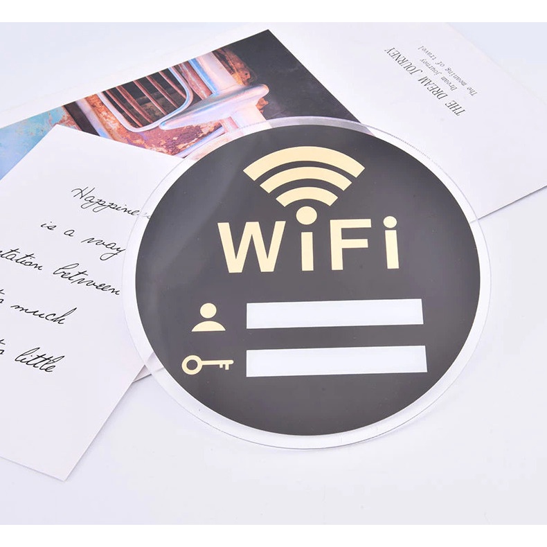 Akrilik Nama Wifi Print UV