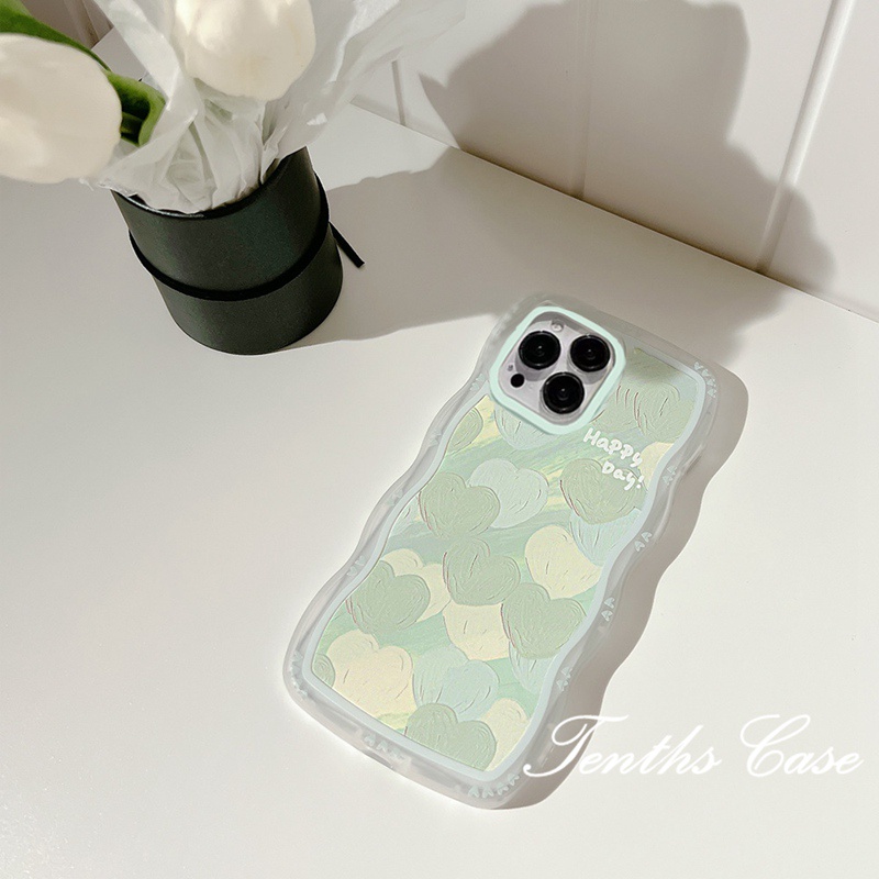 IPhone 14 13 12 11 Pro Max X XR Xs Max 8 7 6 6s Plus SE 2020Soft Case Transparan Motif Hati Untuk