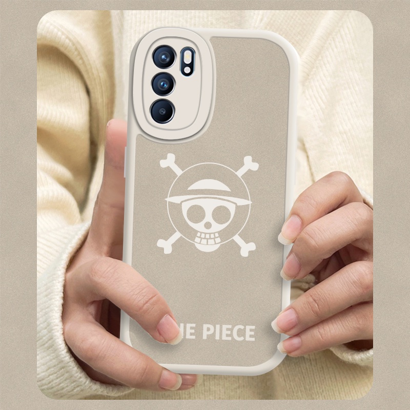 Soft Case Motif One Piece Untuk OPPO A3s A5s A9 2020 A11K A12 A15 A16 A31 A33 A52 A54 A57 A74 A76 A92 A95 A96 A3 F11 Reno 4z 5 6