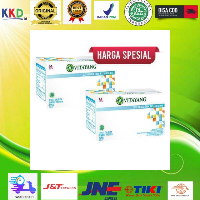 

2 Box Vitayang Susu Bubuk Skim Rasa Original