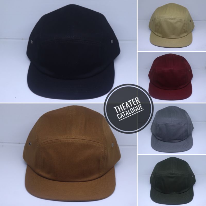TOPI 5 PANEL TWILL POLOS PREMIUM | TOPI 5PANEL POLOS PREMIUM QUALITY