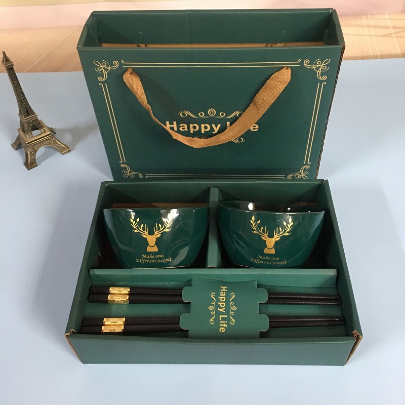 Set Bowl keramik gift - Hampers Natal - Hampers - Hampers Mangkok - Set Mangkok Hampers - Mangkok Se