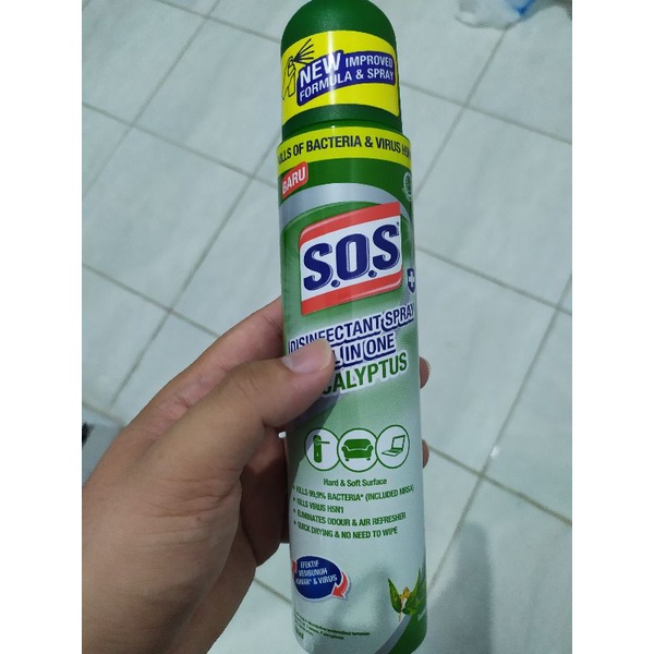 SOS Disinfectant Spray All in One Eucalyptus 250 ml