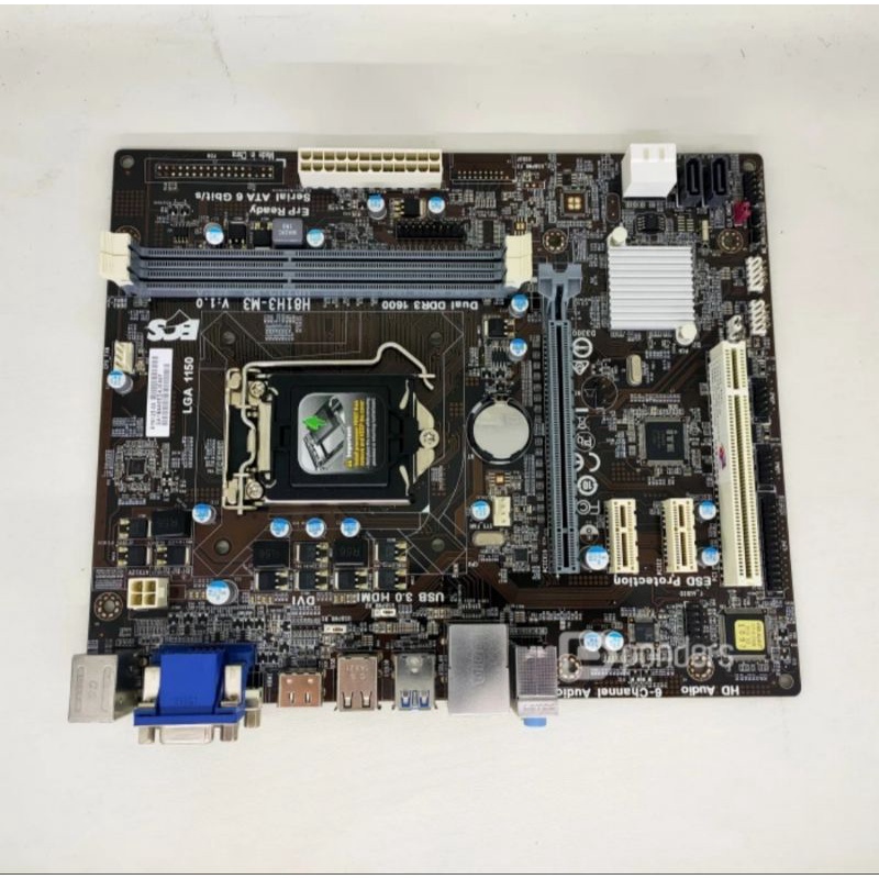 Mainboard H81 ECS socket 1150 Garansi satu Tahun HDMI