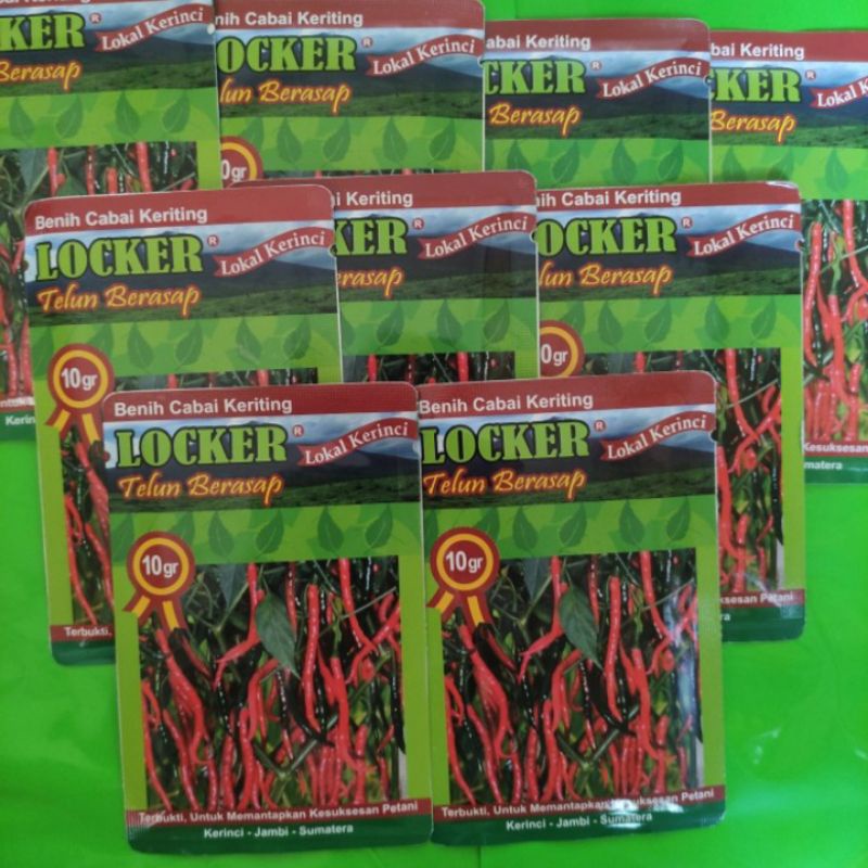 Benih Cabai Keriting LOCKER isi 10Gr Bibit Cabe Keriting Unggulan