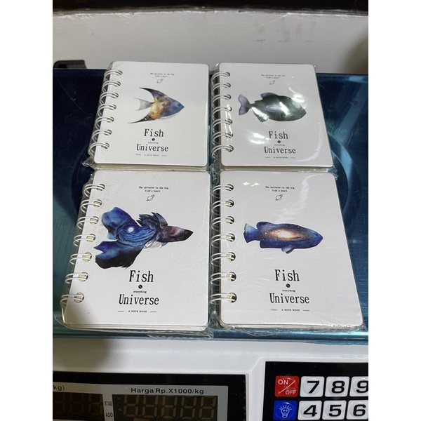 

memo notes ring motif ikan satuan