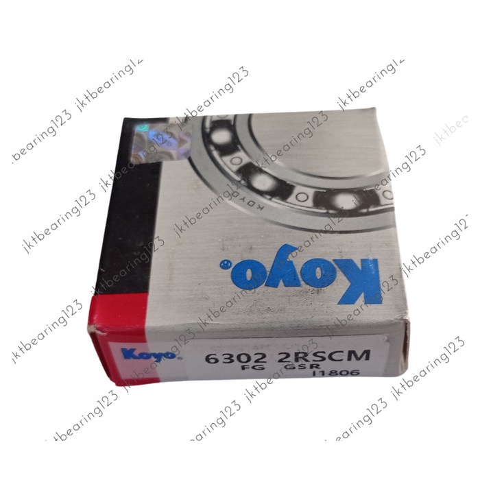 Bearing klahar klaher laher roda belakang thunder RGR 6302-2RS tutup karet 6302 2 RS KOYO Japan Orig