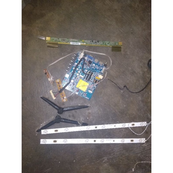 MESIN MB MAINBOARD MAINBOR MODUL KAKI STAND DUDUKAN TCON T CON TIKON BL BACKLIGHT LED LAMPU SENSOR I