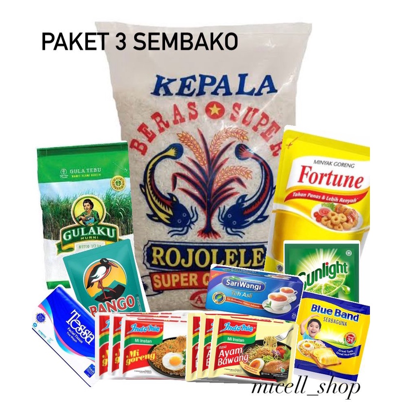 

PAKET 3 SEMBAKO SUPER MURAH