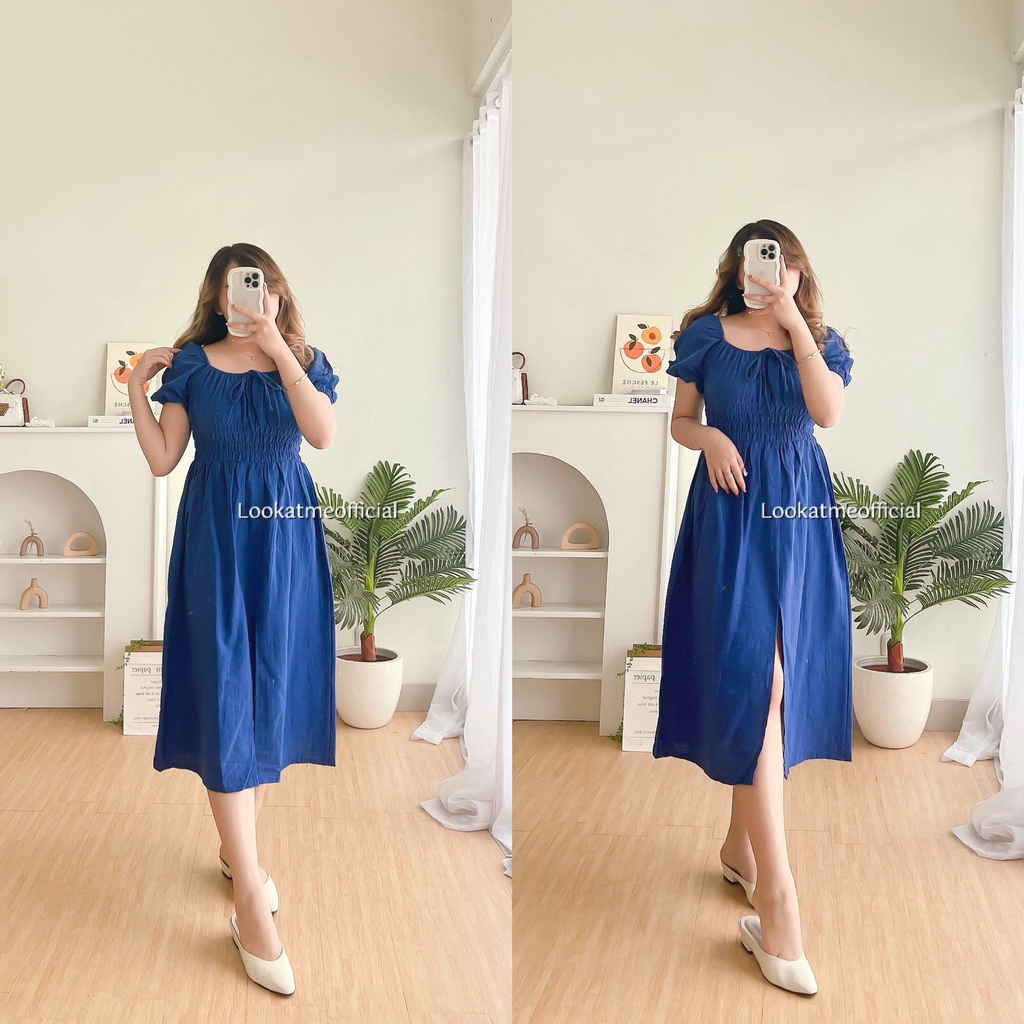 lookatmeofficial • Cherissa Dress - Korean Linen premium Dress 2184