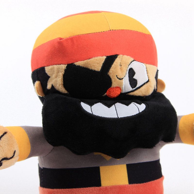 Cuphead Mainan Mewah Captain Brineybeard Legendaris Boneka Lembut Hadiah Boneka Anak