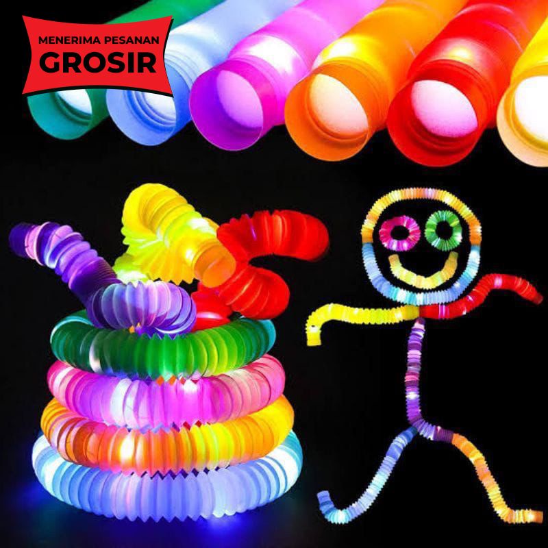 Mainan Lampu Stick Pipa pop tube Selang Mainan pipa Selang POP-LIGHT