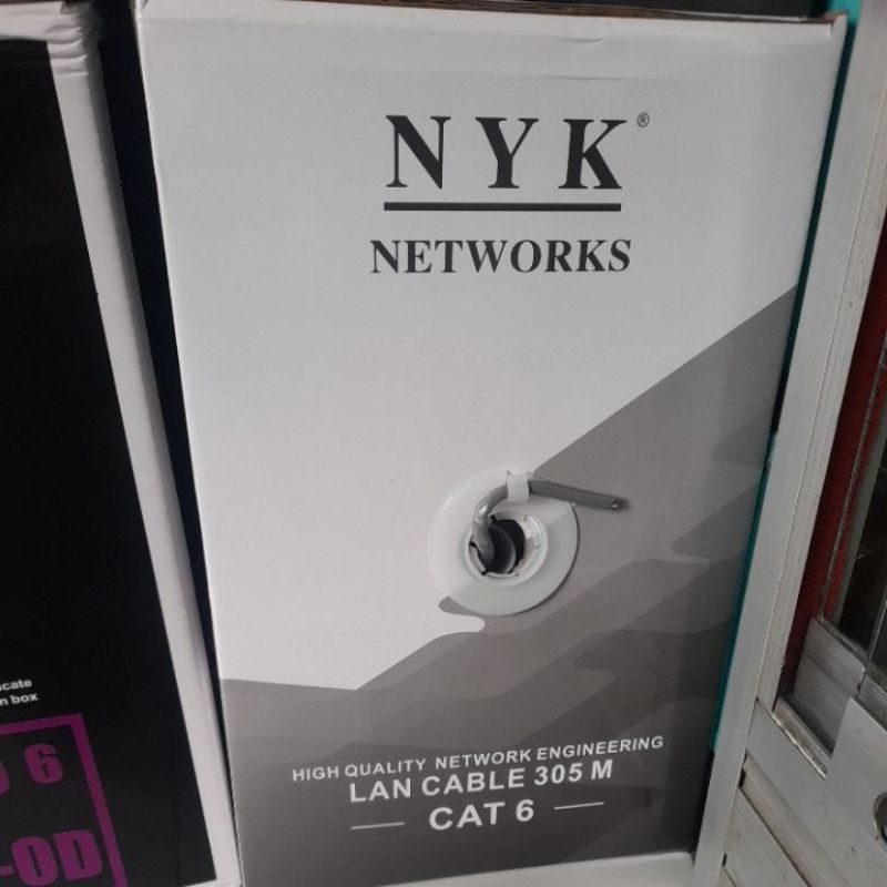 KABEL LAN UTP CAT6 305M NYK / KABEL LAN CAT 6 1 ROLL