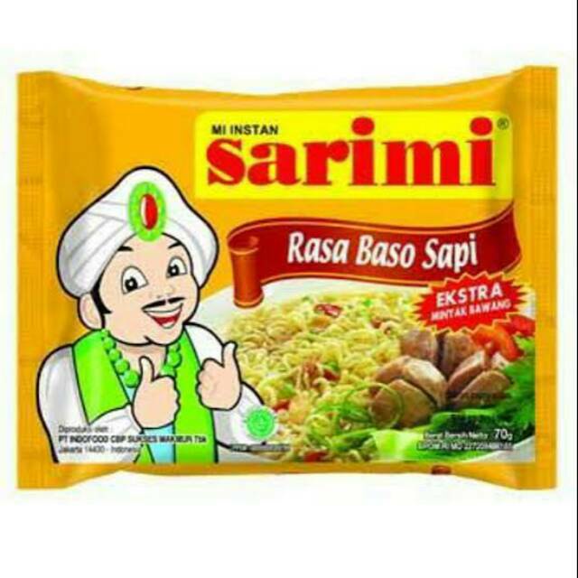 

Sarimi Mie Instan Rasa Baso Sapi