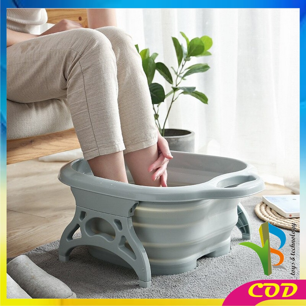 RB-C151 Baskom Lipat Rendam Pijat Kaki Refleksi Foldable Footbath Ember Cuci Kaki Spa Pedicure