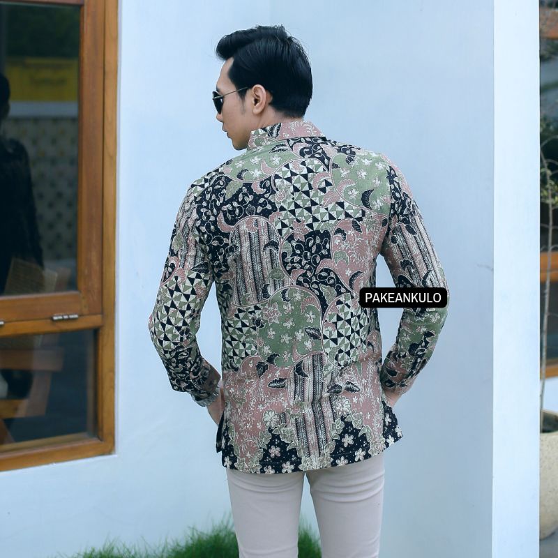 Batik Premium Pria Slimfit || Motif Isnawan