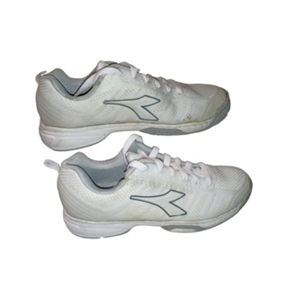 Sepatu tenis second branded Diadora Hacker White Original size 44