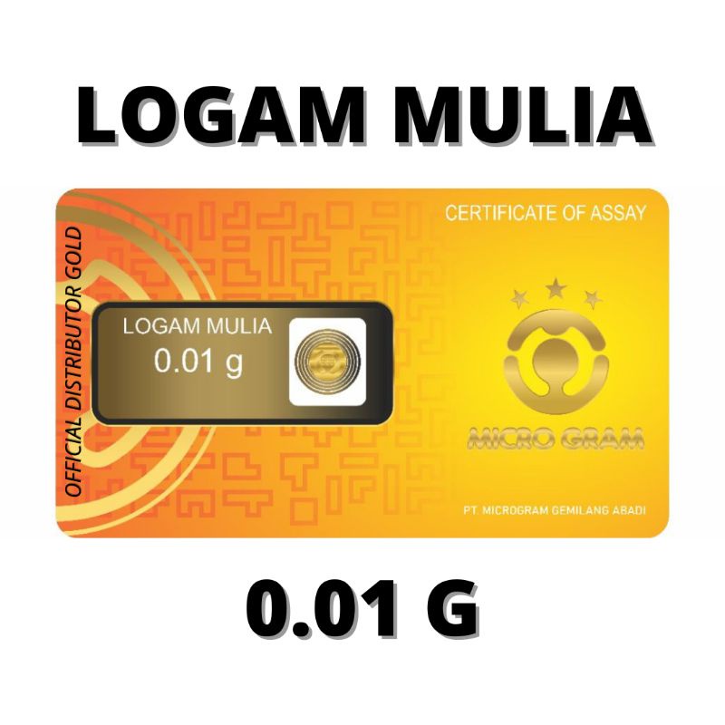 Logam Mulia 0.01 Gram