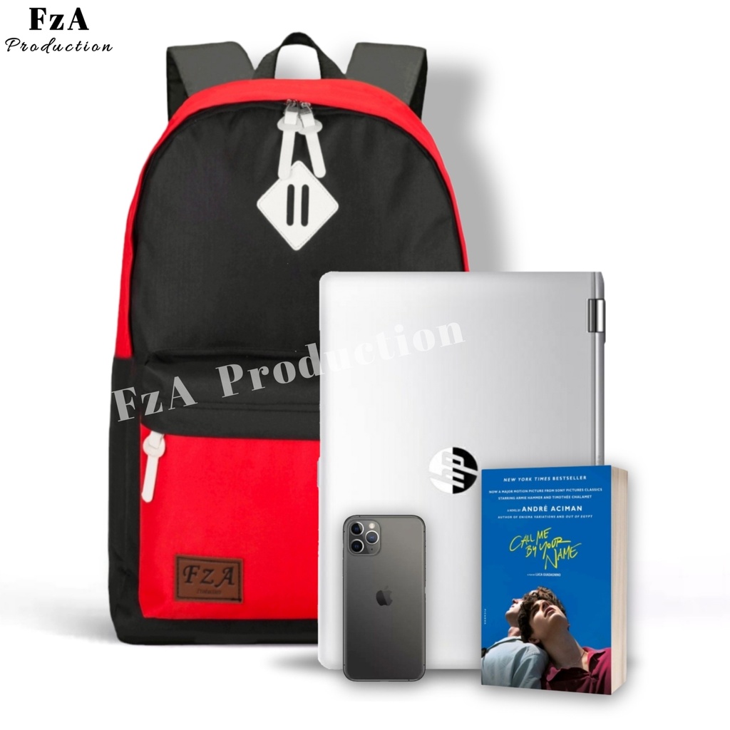 FzA Official - Tas Ransel Punggung Distro Casual Pria Wanita / Tas Ransel Laptop Backpack Original - BRD