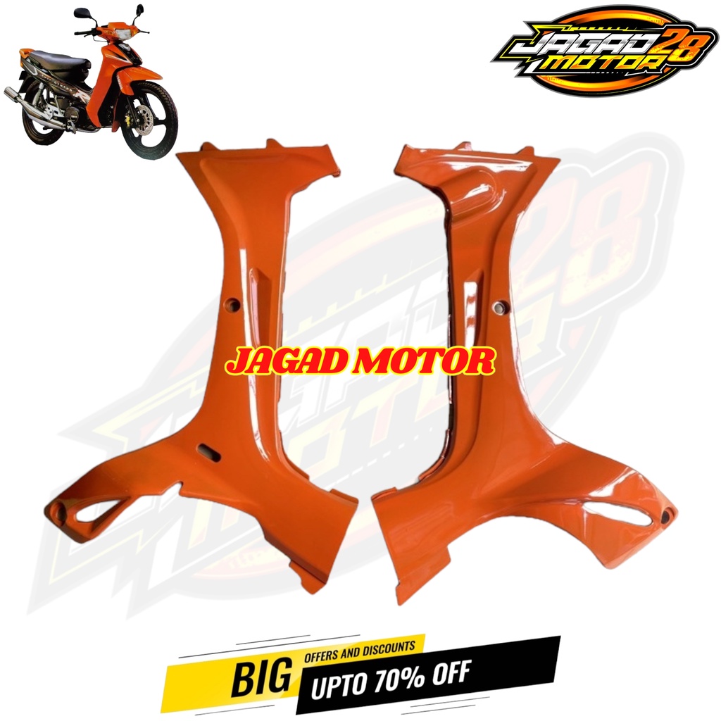 Sayap Dalam Yamaha Fizr Fiz R Orange / Cover Sayap Dalam Yamaha Fizr Fiz R Orange / Legshield Dalam Yamaha Fizr Fiz R Orange