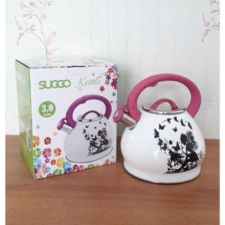 Jual Teko Bunyi Siul Whistling Kettle Suggo Butterfly Liter Shopee