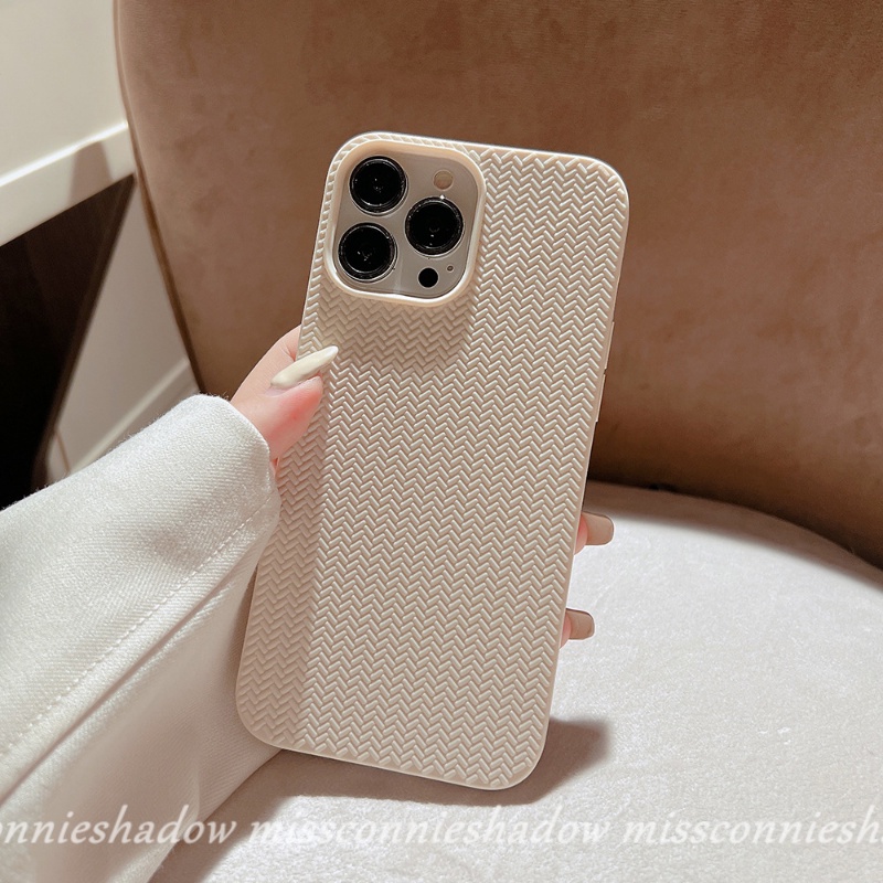 Soft Case Rajut Motif Sweater Untuk iPhone 7Plus 8Plus 11 Pro MAX 12 13 14 Pro MAX 7 8 Plus XR X XS MAX SE 2020